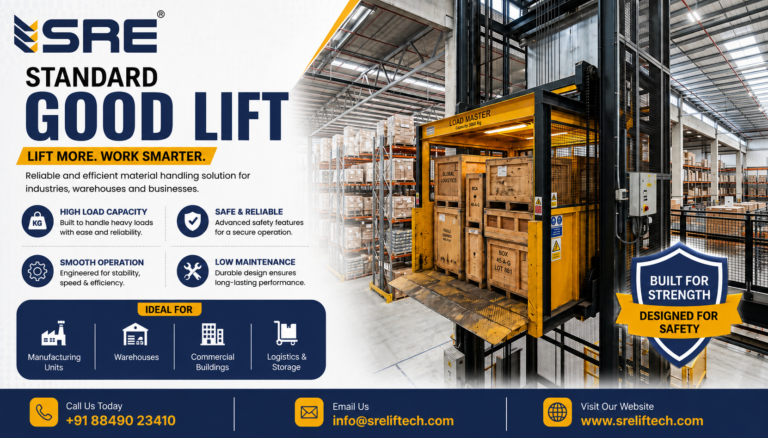 Goods Lifts Improve Efficiency