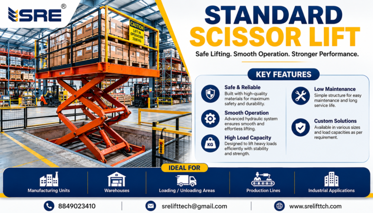 Standard Scissor Lift By SRE LIFTECH